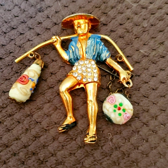 Vintage Rice Weiner Brooch - Picture 1 of 3